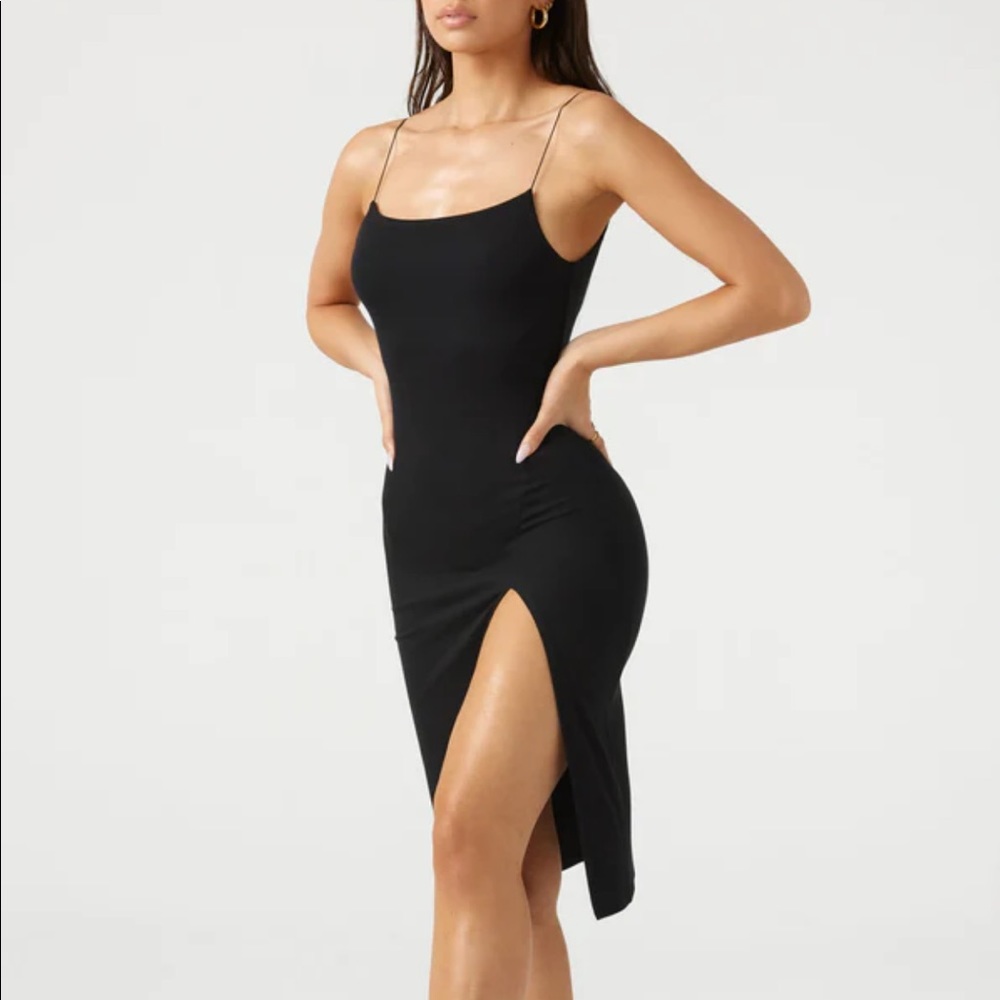Joah Brown strappy slit dress
